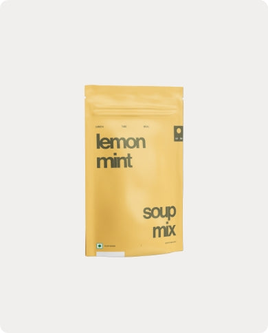 Outlives Instant Lemon Mint Soup Mix – A digestion-friendly, vegan soup blend with bold lemon and mint flavors.