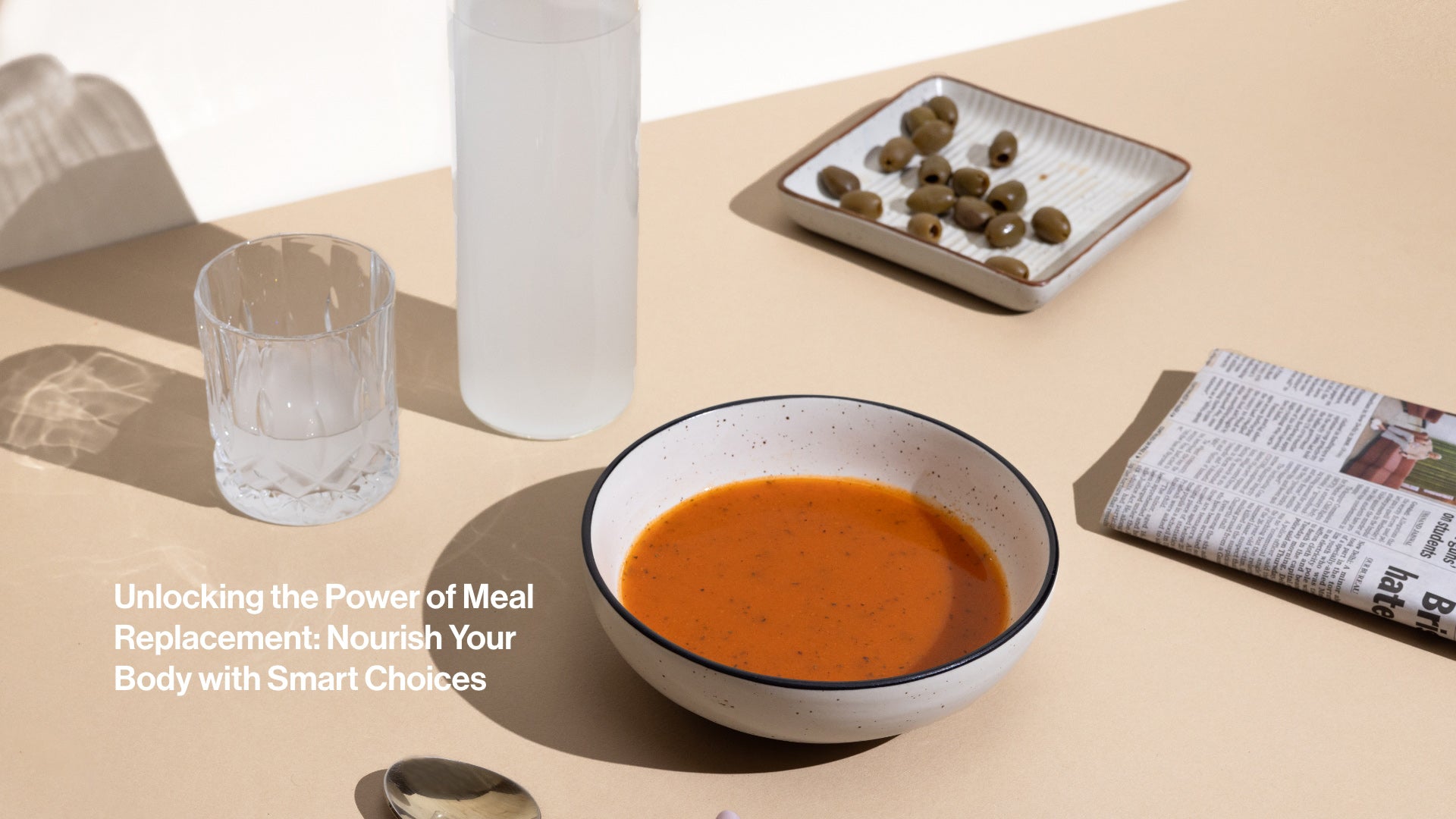 Banner Image of Meal replacement page.