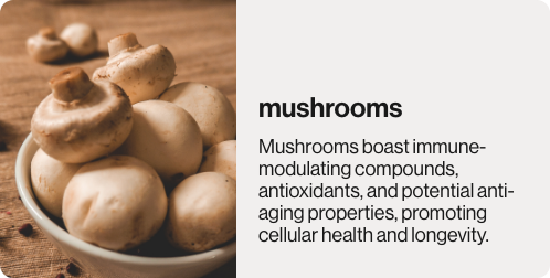 Mushrooms are used in outlive's healthy mushroom soup. It boost immunity and many health benefits.