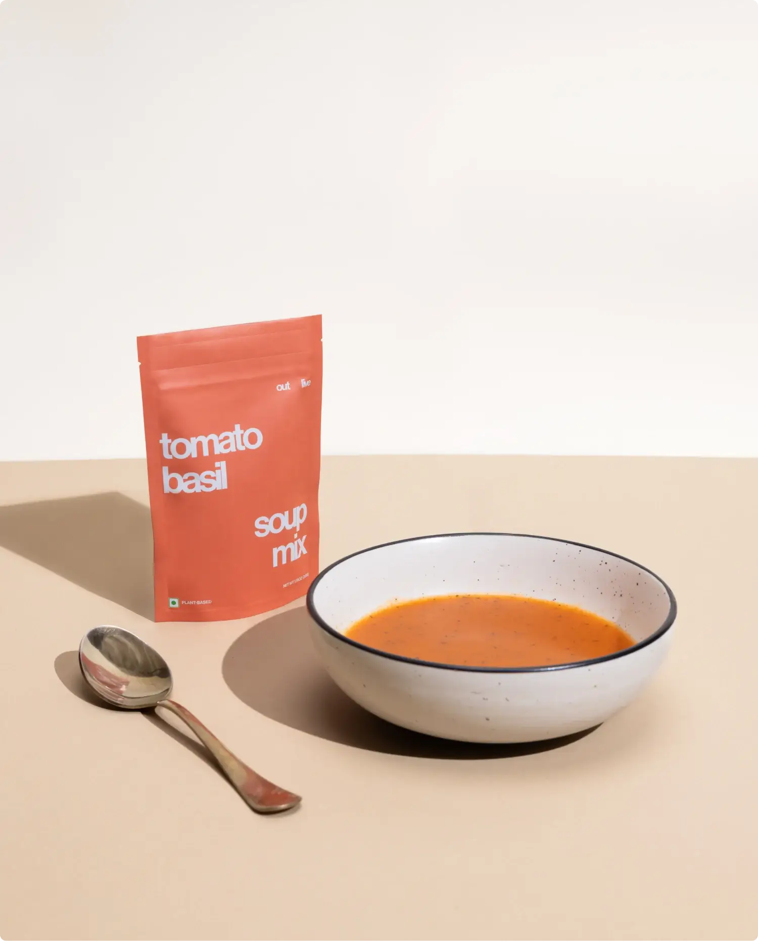 Tomato Basil Soup Mix – Healthy Instant Soup with Natural Ingredients | Rich Tomato Flavor with Basil | Low-Calorie & Easy-to-Make Soup Mix