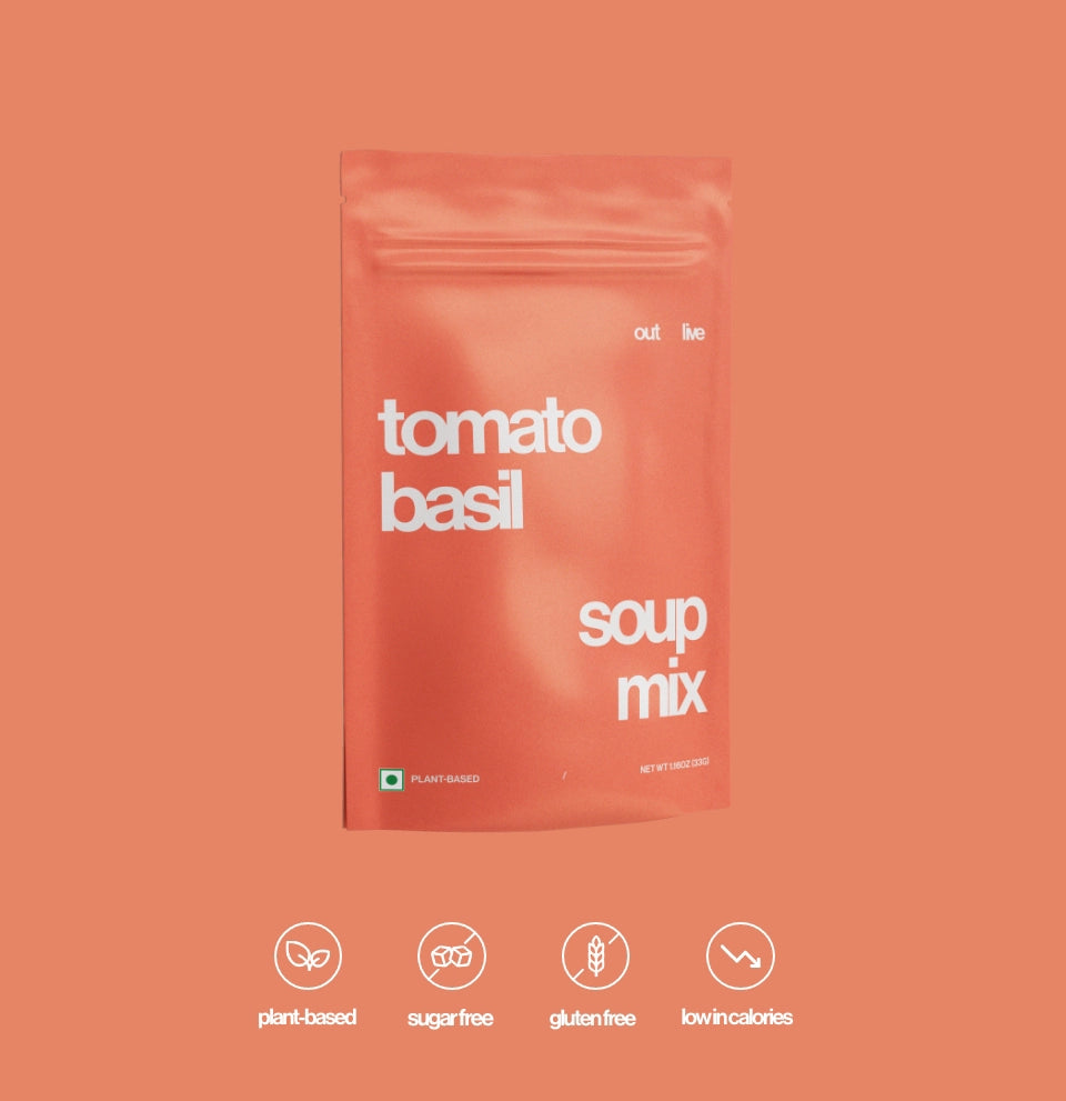 healthy tomato basil soup packet