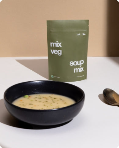 healthy mix veg soup
