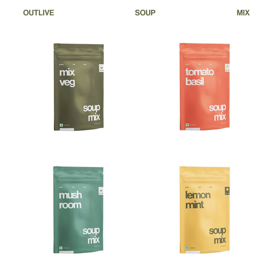 Outlive's healthy meal replacement soups
