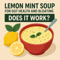 Lemon Mint Soup For Gut Health and Bloating - Does it work?
