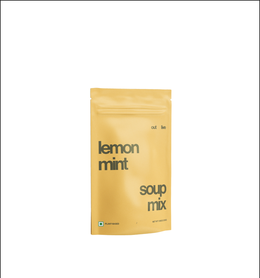 Lemon mint soup mix